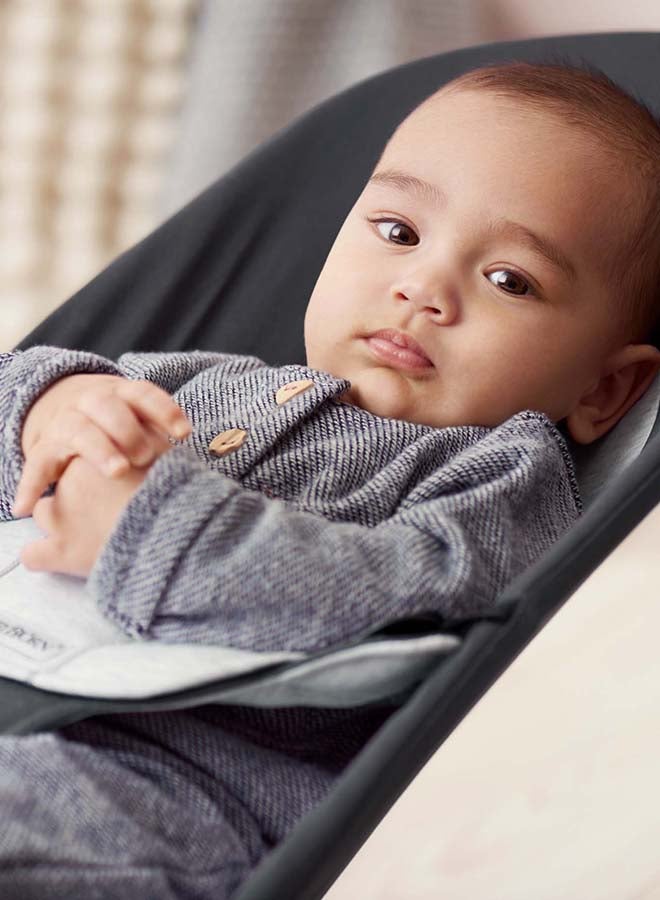 BABYBJORN Bouncer Balance Soft, Woven/Jersey, Dark grey/Grey - Image 5